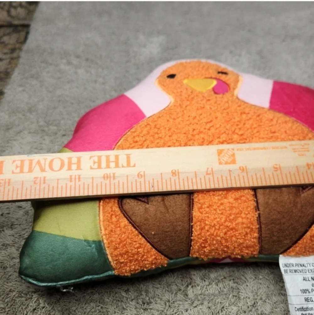 Bullseye TURKEY Decorative Pillow Target Bullseye Playground Thanksgiving
